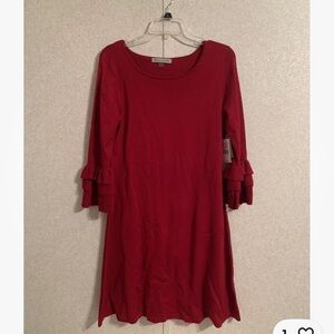 NWT***Danny & Nicole Classic Red sweater dress